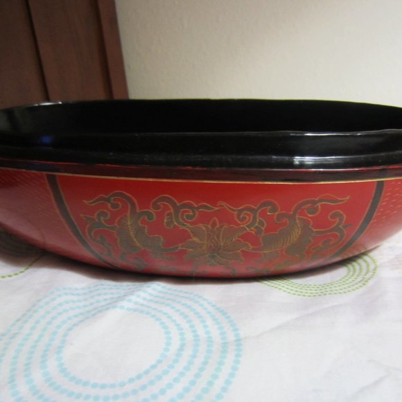 LARGE-2 PIECE, HAND PAINTED & CARVED, BIRD FROM PEOPLES REPUBLIC OF CHINA DECOR - Picture 16 of 16